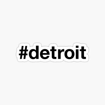 Detroit Hashtag 5 KS Auto Samolepky pre Anime Izba Fliaš Vody Cartoon Obývacia Izba Dekorácie na Stene nárazníky Zábavné Umenie