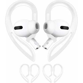 Pre Apple AirPods 1 2 Mäkké Silikónové Transparentné Uchu, Háčiky Proti pádu Anti-slip Športové Klip pre Zavesenie Vzduchu Struky 1/2 Bezdrôtový Headset