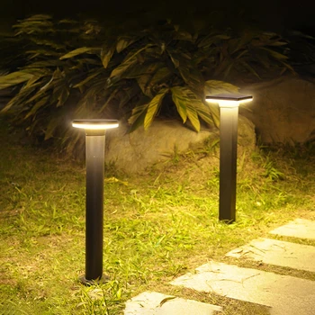 LED vonkajšie nepremokavé trávnik lampa IP65 trávnik lampa moderný minimalistický záhradné lampy vonkajšie krajiny valcové trávnik lampa AC85-265V