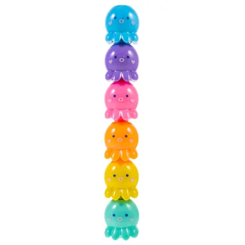 Octopus Šitie Pero Fluorescenčné Značky Farebné Ceruzky Soft Deti Maľovanie Dodávky Perá Silica Gel Dieťa Študenta, Darčeky