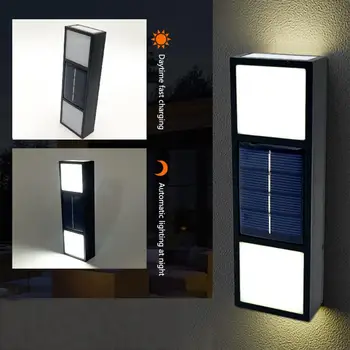 Nástenné svietidlo Inteligentné Ovládanie Solárnej Energie Nepremokavé Pevné Svetlé Zdobenie Nepremokavé Moderný Dekor Nástenné svietidlo pre Vonkajšie