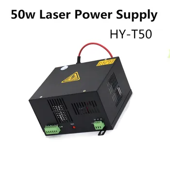 HY-T50 Laser Napájanie 110/220V 50/55W CO2 Laserové Trubice HY 50W Zdroj Rezanie Engrave Časti strojov HY-50W Zariadenia