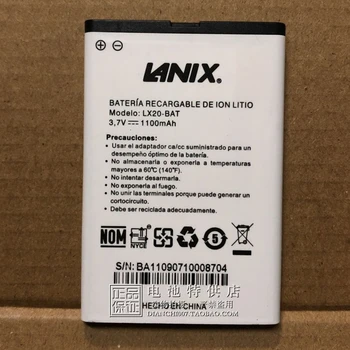 Pre LANIX mobilný telefón rada LX20-BAT batéria 3,7 V 1100mAh batériu mobilného telefónu