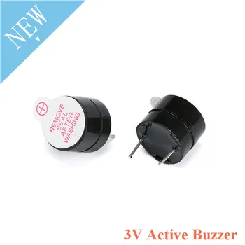 5 ks 3V Aktívny Alarm Buzzer Zdravšie Reproduktor Elektromagnetické SOT Mini Aktívne Piezoelektrické Buzzers Magnetické Dlhé Priebežné Tónom Zvonenia