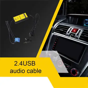 Auto USB, AUX Audio Adaptéra Vozidla 3 5mm Converter Automotive