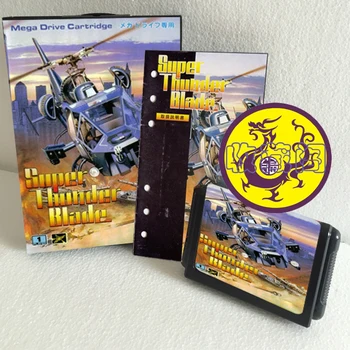 Super Thunder Čepeľ JP 16bit MD Hra Karty S Retail Box & Book Príručka Pre Sega Mega Drive/ Genesis