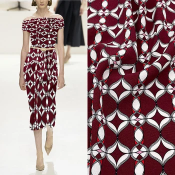Prívesok tlač Viskóza Šifón Textílie, ktoré Lodenice 53 Palcov Široký Svadobné Šaty&Cheongsam textílie&Šatku&DIY Plavidlá článok de haute couture,