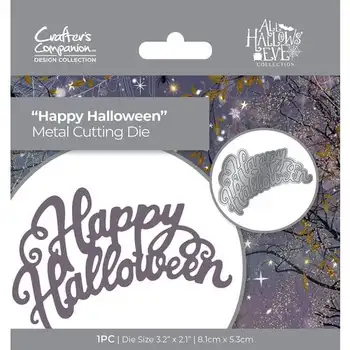 Šťastný Halloween Sentimentu Rezanie Kovov Zomrie Nový Príchod 2023 DIY Formy Scrapbooking Papier, Takže Remesiel Šablóny Ručné