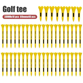 50pcs Golf Tee Opakovane Plastov Golf Loptu Držiteľ Školenia Nechty Stabilné, Odolné, pre Golfistov Praxi Dodávky Golf Accecories