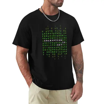 Šifrovanie Je Kľúč T-Shirt košele grafické tees obyčajný t-shirt grafika tričko plus veľkosť mens t košele tričká pack
