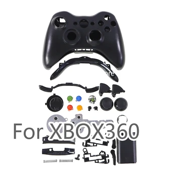 Celý Set Shell Bývanie Pokrytie Prípad s Tlačidlami Kit pre Xbox 360 Wireless Controller Náhradné