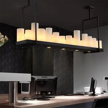 BELLEFEU Lustre Nordic vintage LED sviečkach Pre Jedáleň, Obývacia Izba Dekor Kuchyňa Bar domáce dekorácie interiéru svetlá