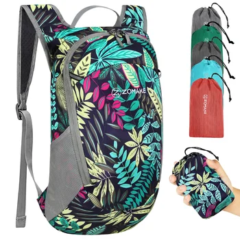 ZOMAKE Ľahký Packable Skladací Batoh Vodotesný pre Kempovanie Cestovanie Turistika Muži Ženy Rybárske Mini Daypack