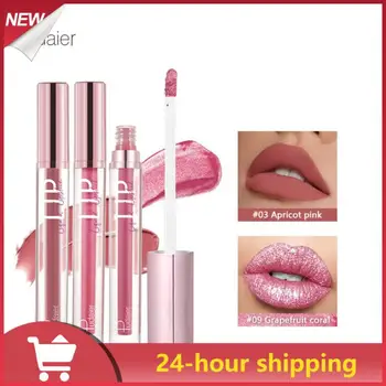 12 Farieb Lesklý Lesk Na Pery Pre Ženy Dlhotrvajúci Matný Lesk Tekutý Rúž Diamond Lesklé Nepremokavé Lip Make-Up Kozmetika