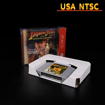 pre Indiana Jones a Pekelný Stroj USA verziu NTSC 64bit Retro hra kazety pre N64