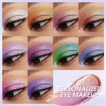 Kvapalina Leskom Eyeshadow Chameleon Lesk Očné tiene Metalli Kvapaliny Eyeshadow Multi-Dimenzionální, Dlho-trvajúce Eyeshadows make-up