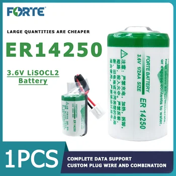 FORTE ER14250 1/2AA 1200mAH 3.6 V, Lítiové Batérie, Bezdrôtového Snímača Teploty Delta PLC Programátora Nástroj k Dispozícii Batérie