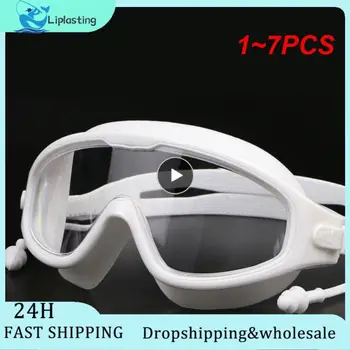 1~7PCS Plávanie Krátkozrakosť, Predpis Okuliarov, Plávanie Maska Anti Fog Opitical Transparant Plávanie Google