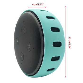 Silikónové pre Prípad pre-mazon pre echo Dot3 Bluetooth-kompatibilné Reproduktor Ochranný Kože pre Prípad Kryt s Novými Dropship