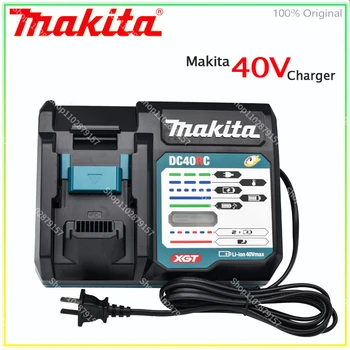 100% Originál Makita DC40RA 40V Max XGT Rýchle Optimálne Nabíjačku Digitálny Displej 40V Lítiové Batérie, Nabíjačky Dual Fan Dizajn