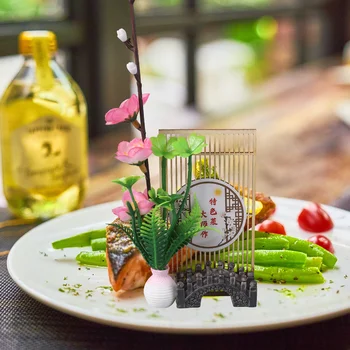 Simulácia Flower Decor Sushi Reštaurácie Japonské Dodanie Ozdobné Falošné Doska Živé Figúrka Plavidlá Izbové Rastliny