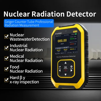 GC01 geigerovy Jadrového Žiarenia Detektor Profesionálne Mramoru Žiarenia, Ionizácie Osobná Dávka Alarm Rádioaktívnych Tester