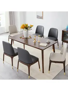 Pevné Drevené Jedálenské Stoličky, Stôl S Nordic Štúdia Jedáleň Stoličke Stolice Jednoduchý Ľahký Luxusné Domácnosti Make-Up Stoličky