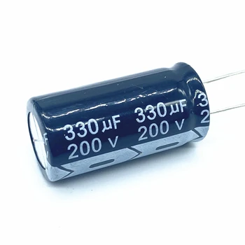 2 ks/veľa 330UF 200v 330UF hliníkové elektrolytický kondenzátor veľkosť 18*35 200V330UF 20%