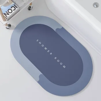 Moderný minimalistický kúpeľňa diatom blato rohože, kúpeľňa dvere mat, Nordic štýl proti sklzu a vody absorbujúce nohy pad