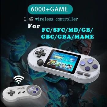 GOGOCAT Prenosné Vreckové Herné Prehrávač, 3-Palcový IPS Mini Prenosné Retro Konzoly 6000 Hry AV Výstup Pre GBA/Sega/Denda/SNES darček