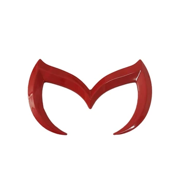 5X Červená Zlo M Logo, Znak, Odznak Obtlačok Na Mazda Všetky Model karosérie Zadný Kufor Odtlačkový Nálepky, Štítok Dekor Príslušenstvo