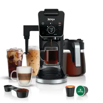 Ninja Dualbrew Kávové Systém, Single-Slúžiť, K-Pohár Pod Kompatibilné, 12-Pohár Drip Kávovar
