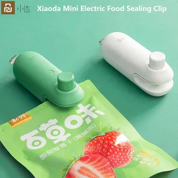 Youpin Xiaoda Mini Electric Potravín Tesnenie Klipy Prenosná Taška Klipy Domácnosti Stroj Tepla Fóliou Capper Potravín Vybalenie Tool Kit