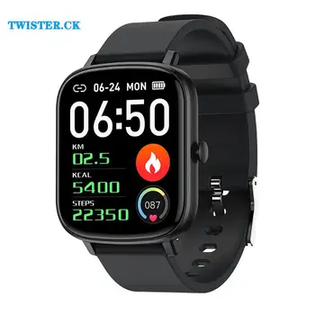 P55 smartwatch 5.1 kompatibilné s Bluetooth hovor hudby inteligentný náramok srdcovej frekvencie, krvného tlaku spánku sledovať športové smartwatch