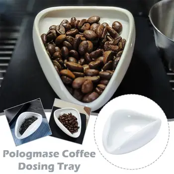 Kávové Zrná Dávka Zásobníky Na Kávu Ware Čisto Biele Keramické Čaj Nastaviť Kopčeky Čínskej Kung-Fu Čaj Nastaviť Coffee Bean Lopatka Lopatka