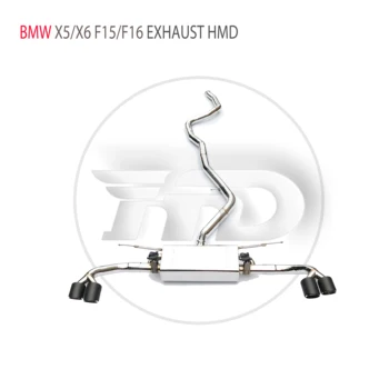 HMD Nerezový Výfukový Systém Catback Je Vhodné Na BMW X5 X6 F15 F16 2.0 T 2014-2019 Auto Úprava Elektronický Ventil