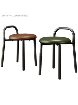 Nordic tvorivé osobnosti textílie domov nízku stoličku moderný minimalistický jedálenské stoličky make-up stolice pribrala kolo stolice voľný čas
