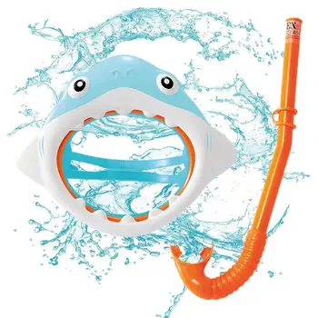 Šnorchlovanie Dýchacích Masques Potápanie Respirátor Masques Nepremokavé Dizajn Shark Bezpečné Dýchanie Plnú Tvár Anti Fog