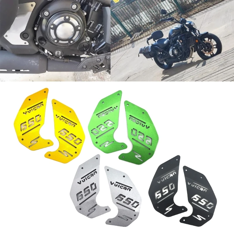 1Pair Motocykel Motor Strane plechový Kryt pre VULCAN S650 2015-2020 Hliníkové Exteriérové Dekorácie Upravený Príslušenstvo F19A