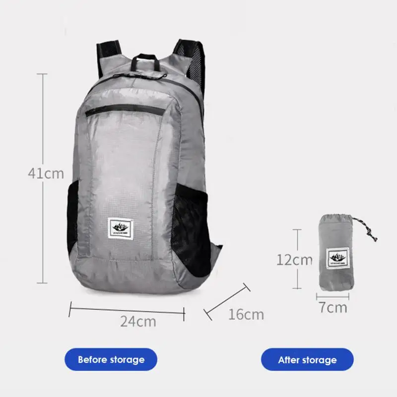 1~8PCS Ľahký Prenosný Skladací Vodotesný Batoh Skladacia Taška Ultralight Vonkajšie Pack pre Ženy, Mužov, Cestovanie Turistika