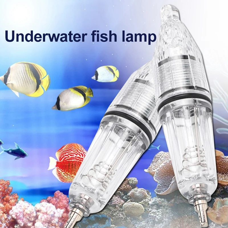 5 KS LED Blikajúce Lákať Svetlo Mini Hlboký Pokles Podvodné Svetlá Ryby Lákať LED Lampa Ryby Svetlo Nočný Rybolov Svetlá