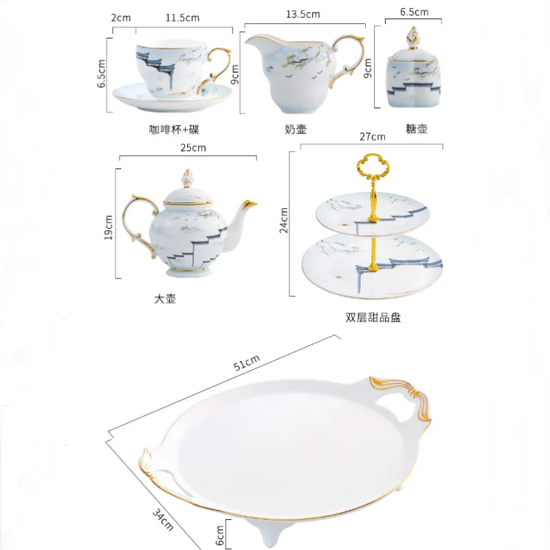 Japonský Kosti Čína Kávu, Čaj Nastaviť Popoludní Čaj, Káva, Pohár Tanier Nastavenie Darčeka Svetlo Luxusných Domov Keramiky Drinkware Ornament