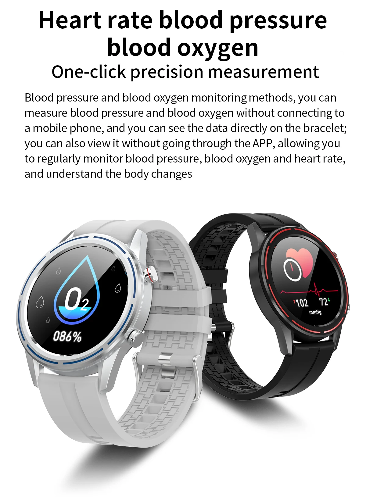 KUMI GT3 Smart Hodinky mužov Šport Fitness Srdcovej frekvencie, Krvného Tlaku Kyslíka Monitor Nepremokavé Ženy Smartwatch