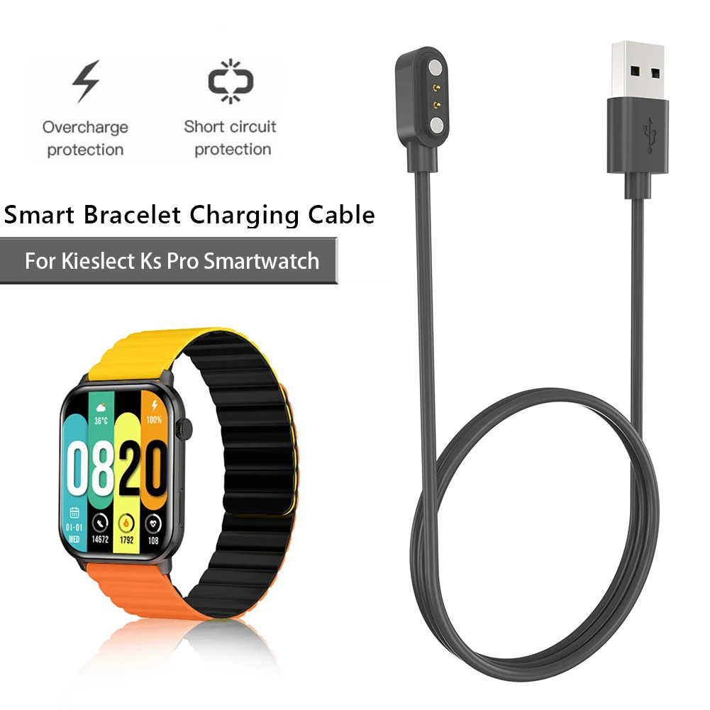 Magnetické Smart Hodinky Nabíjačka, Náhradný Kábel USB Smartwatch Plnenie Drôt Príslušenstvo pre Kieslect Ks Pro Smartwatch