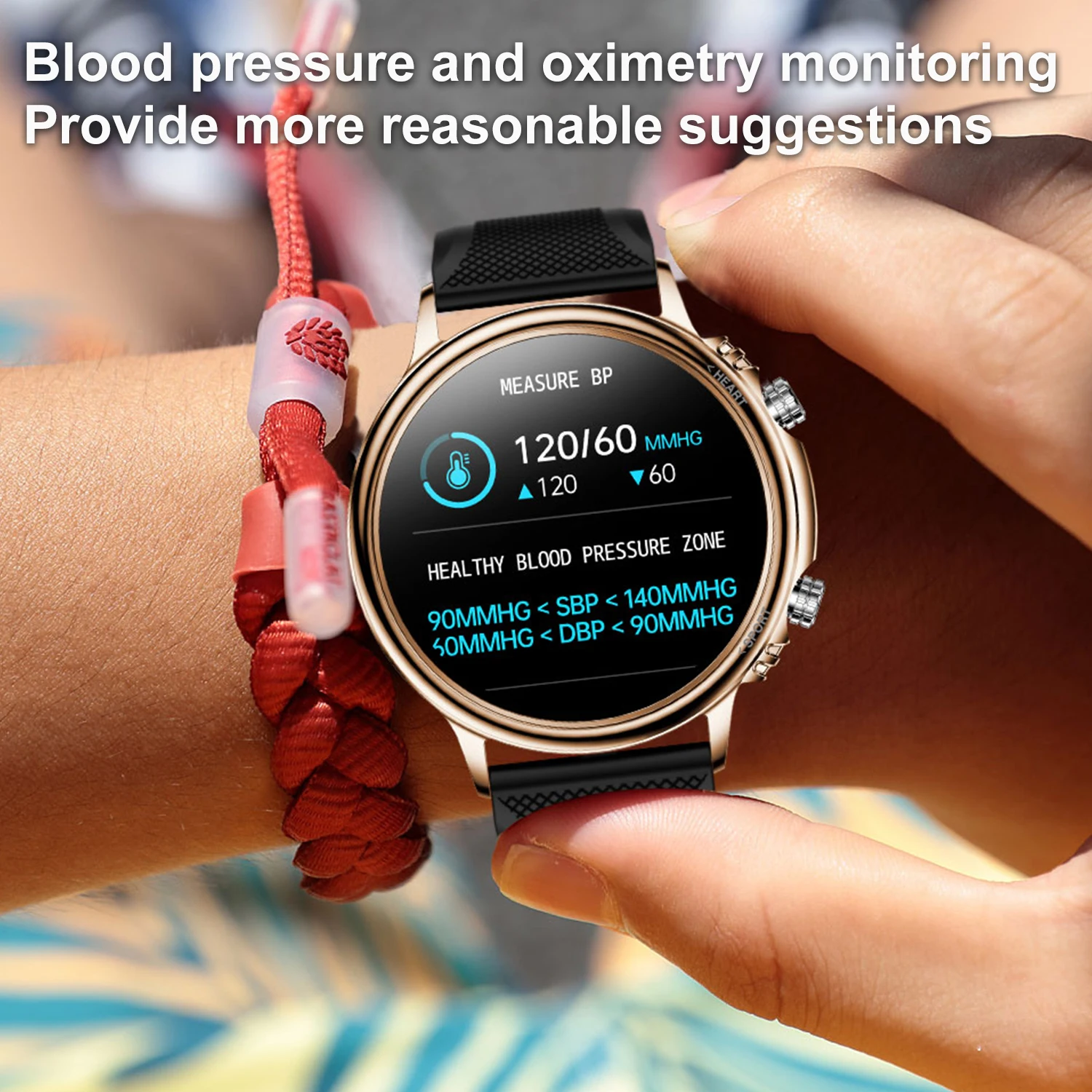 MISTEP CF81 Prijatie Hovoru Smart Sledovať tepovú frekvenciu, Krvný Tlak Monitora Hodinky Správu Pripomienka Smartwatch Šport Inteligentný Náramok