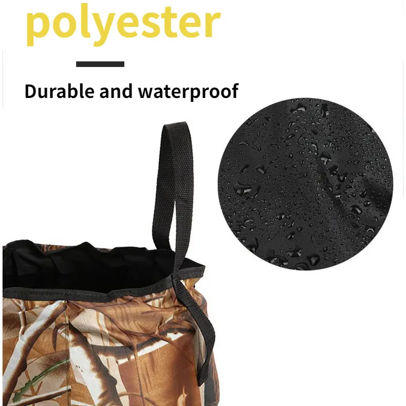 prenosné vedro vonkajšie cestovné vody skladovanie taška nepremokavé vody taška na rybárske prenosná skladacia lopata auto dodávky