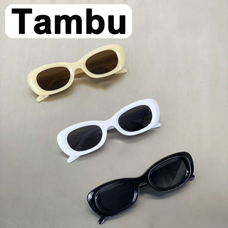 Tambu JEMNÉ Y2K dámske slnečné Okuliare Pre Človeka Okuliare Vintage Luxusné Značky Tovaru Dizajnér Lete Uv400 Trendy Monst kórejský 2023