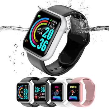 Inteligentný Reloj Smartwatch Y68 Inteligentný Náramok Zdravie, Fitness Tracker Náramok D20 Smartwatch